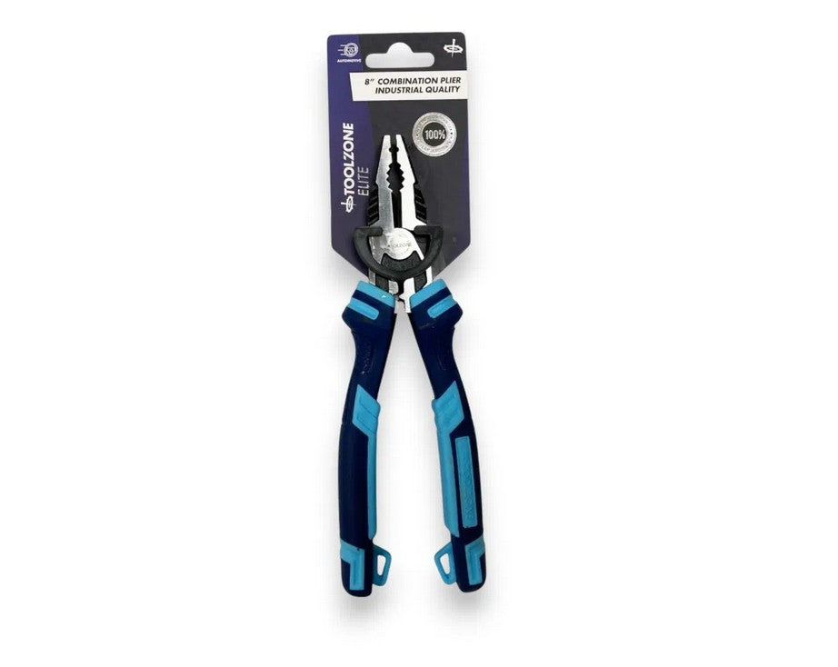 ELITE 8'' INDUSTRIAL HEAVY DUTY CUTTER GRIP COMBINATION PLIERS - TOOLZONE KDPPL114