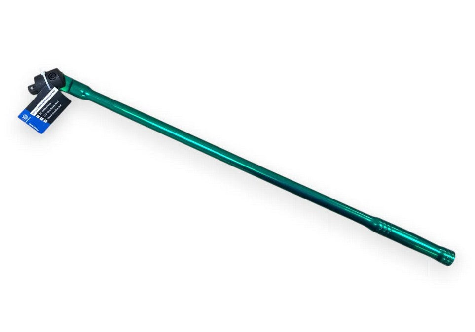 GREEN 24" X 1/2"  FLEXIBLE KNUCKLE BREAKER BAR - TOOLZONE