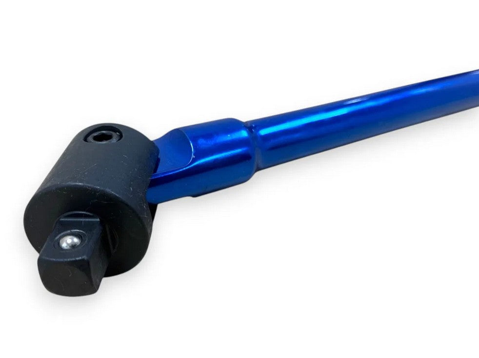 BLUE 24" X 1/2"  FLEXIBLE KNUCKLE BREAKER BAR - TOOLZONE