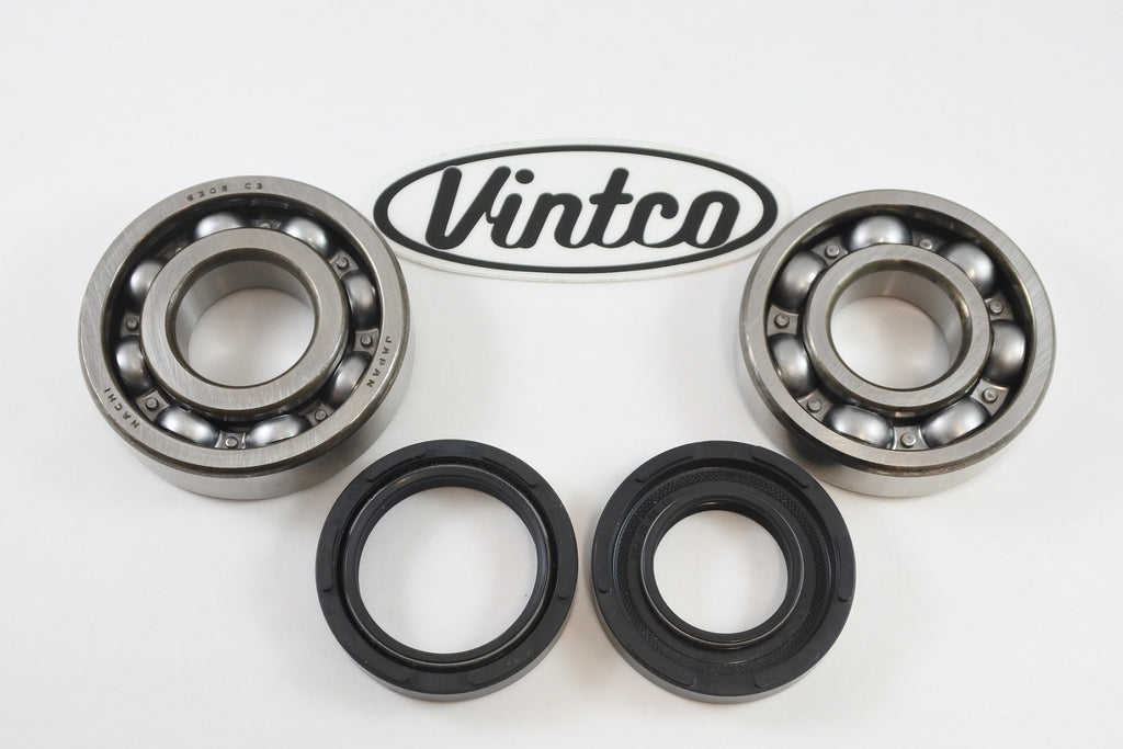 MAIN BEARING AND SEAL KIT 75-90 YAMAHA IT MX YZ 400 425 465 490 VINTCO KMB029