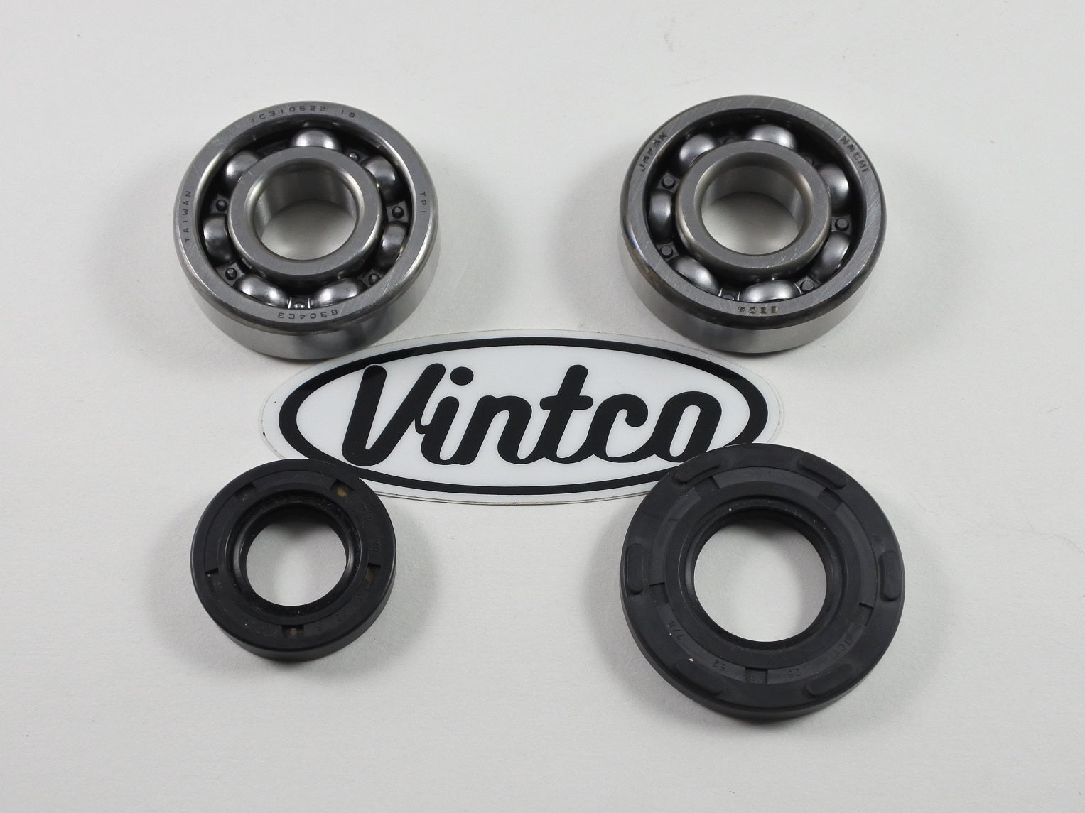 MAIN BEARING AND SEAL KIT 72-77 SUZUKI RV 90 VINTCO KMB049