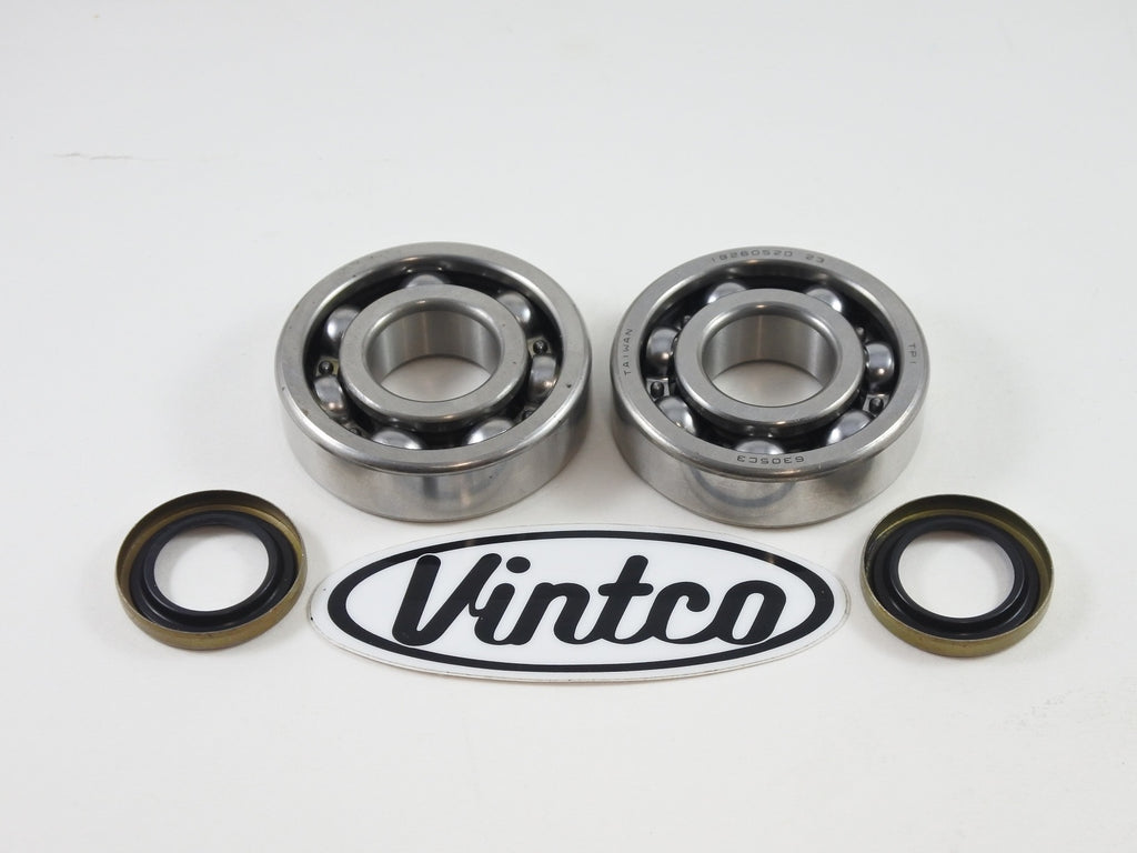 MAIN BEARING AND SEAL KIT 90-06 KAWASAKI KDX 200 220 VINTCO KMB050