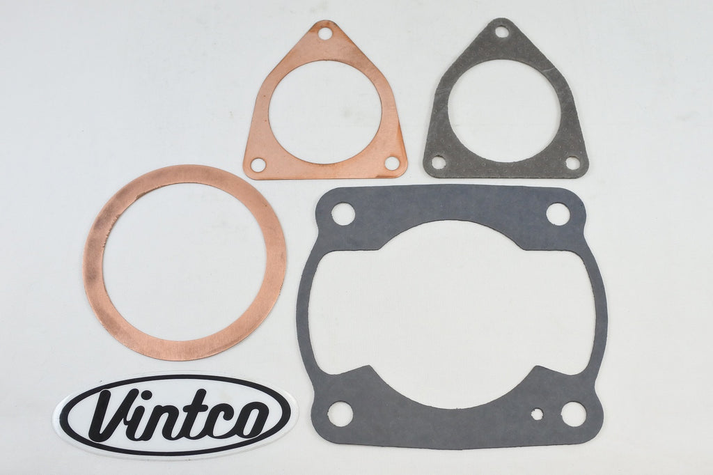 TOP END GASKET KIT 74-76 KAWASAKI KX 250 BORES 69.5mm-70mm VINTCO KTE016