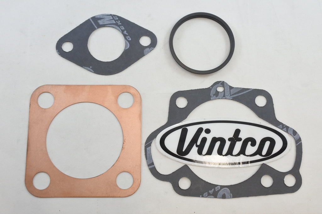 TOP END GASKET KIT 73-75 SUZUKI TM 125 BORE 54mm-56.5mm VINTCO KTE022