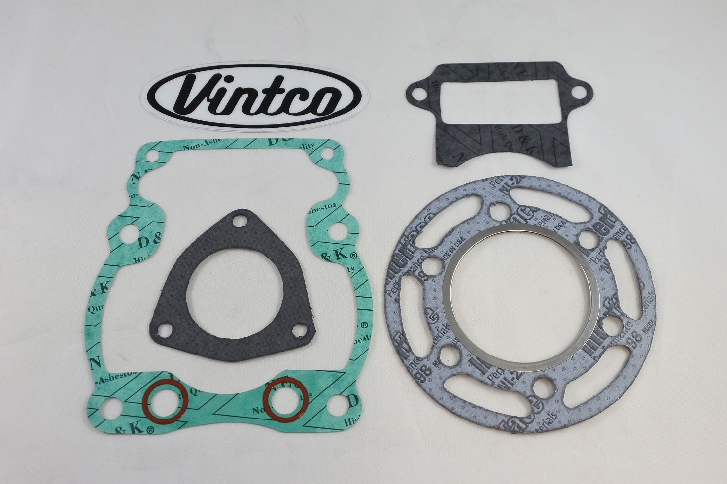 TOP END GASKET KIT 81-81 SUZUKI RM 125 BORE 54mm TO 55.5mm VINTCO KTE071