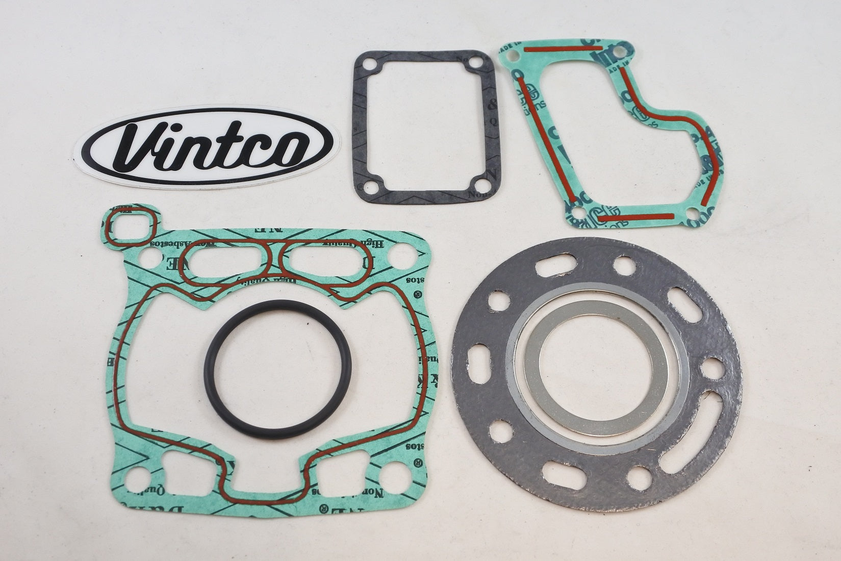 TOP END GASKET KIT 89-89 SUZUKI RM 125 BORE 54mm-55.5mm VINTCO KTE076