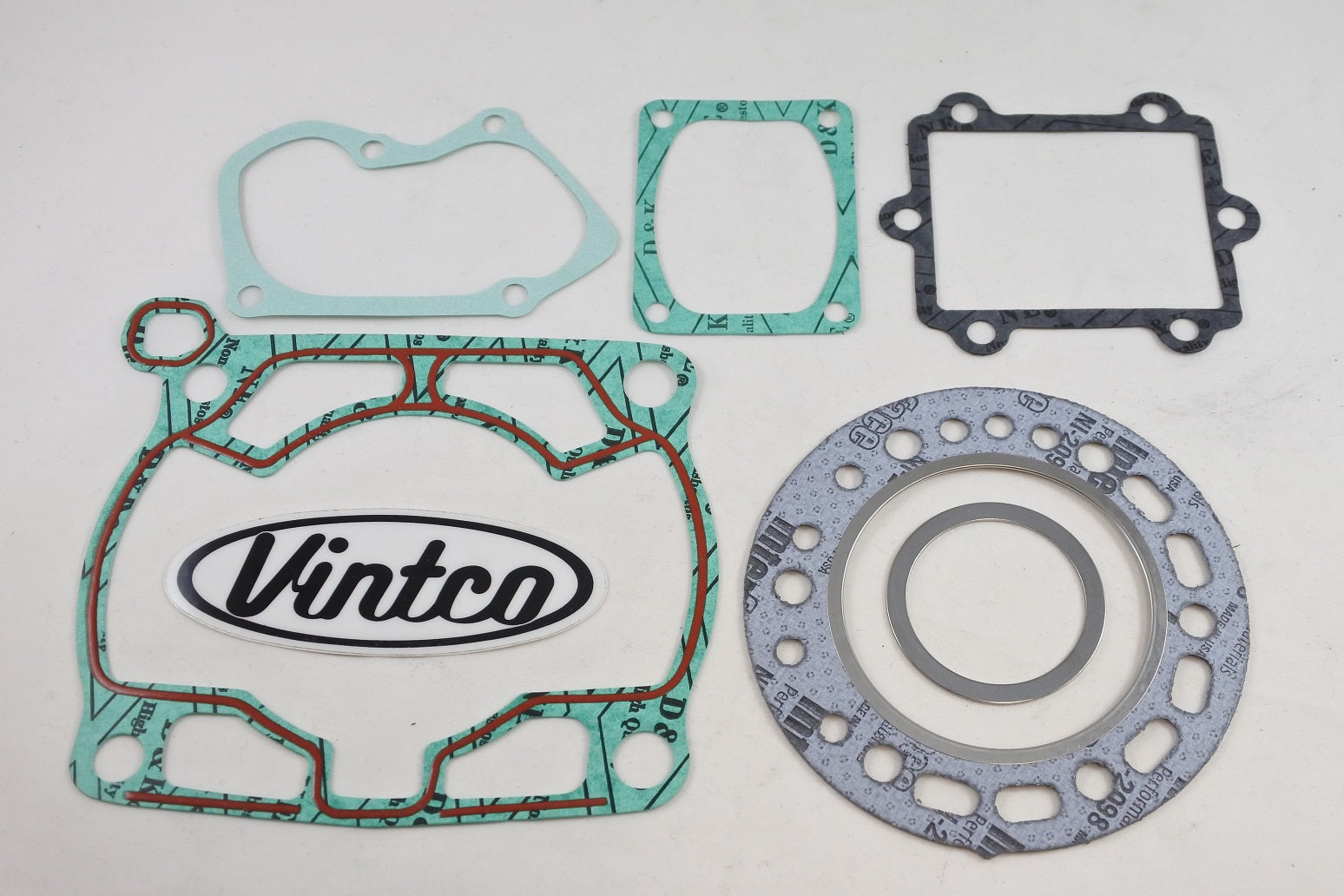 TOP END GASKET KIT 89-90 SUZUKI RM 250 BORE 67mm VINTCO KTE080