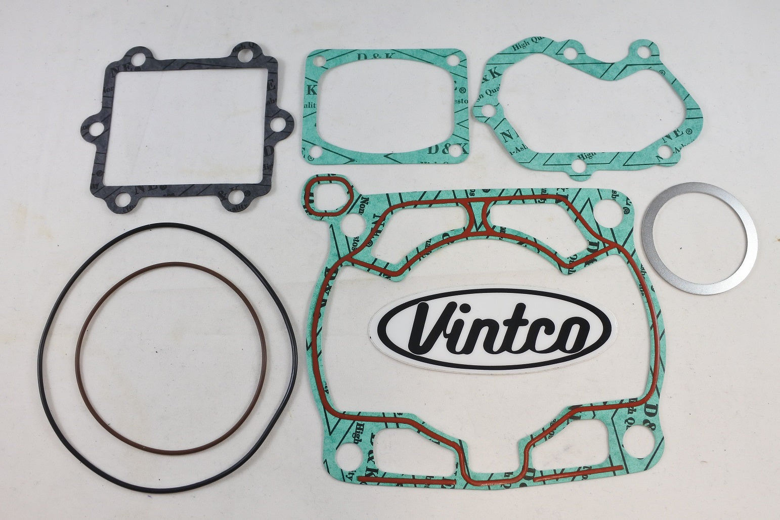 TOP END GASKET KIT 91-95 SUZUKI RM 250 BORE 67mm VINTCO KTE081