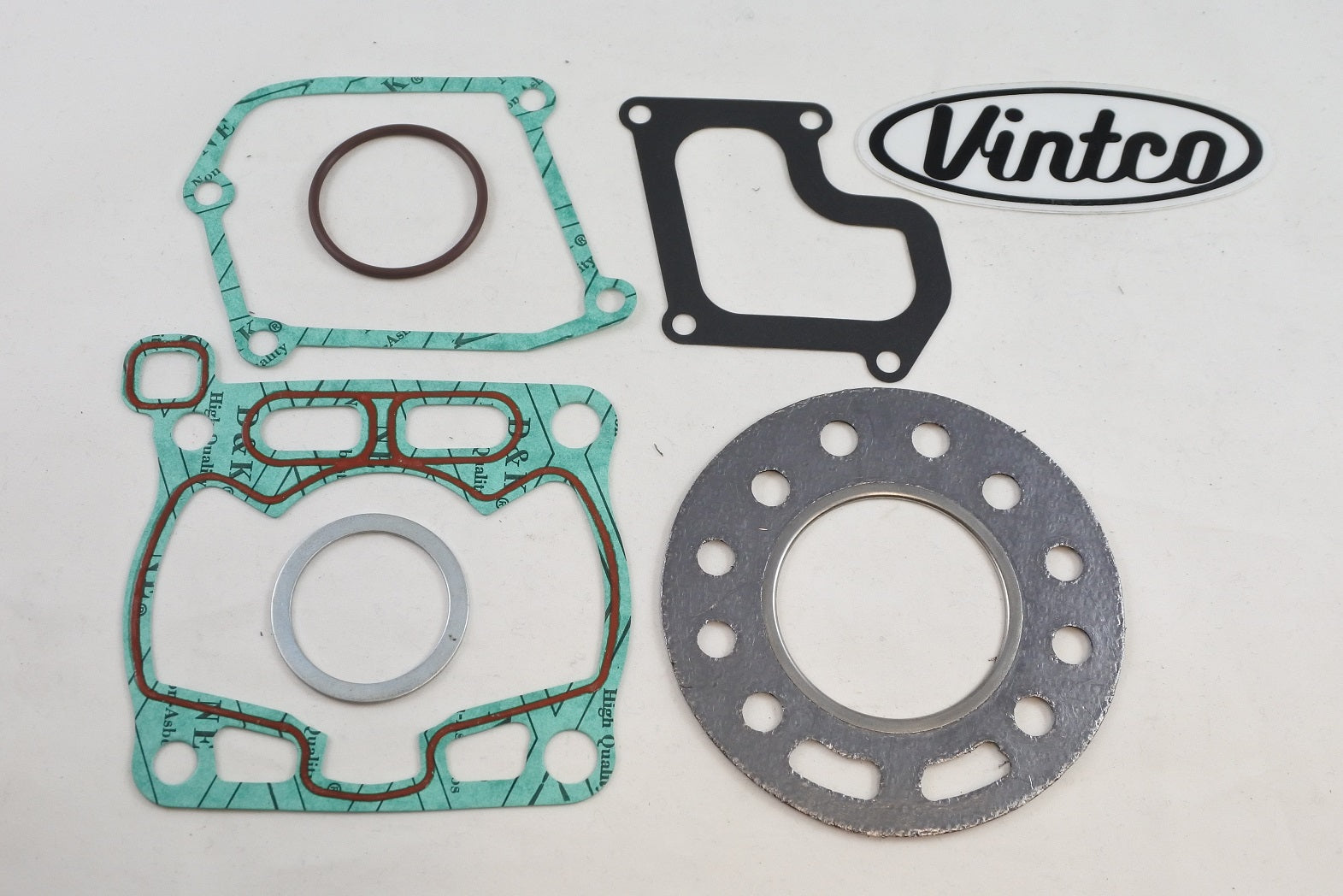 TOP END GASKET KIT 89-90 SUZUKI RM 80 BORE 47.5mm VINTCO KTE089