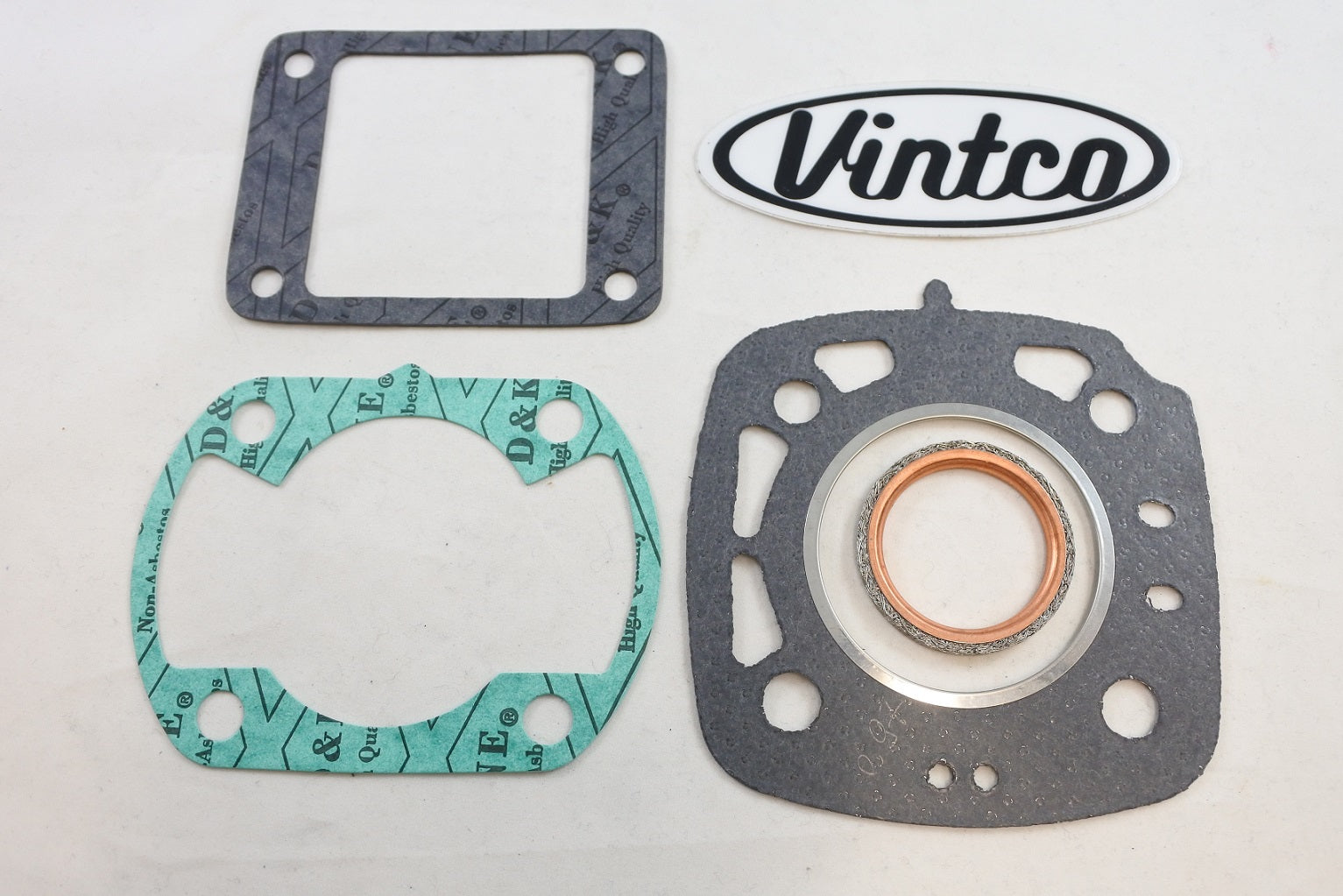 TOP END GASKET KIT 83-83 YAMAHA YZ 80 51.2mm VINTCO KTE124