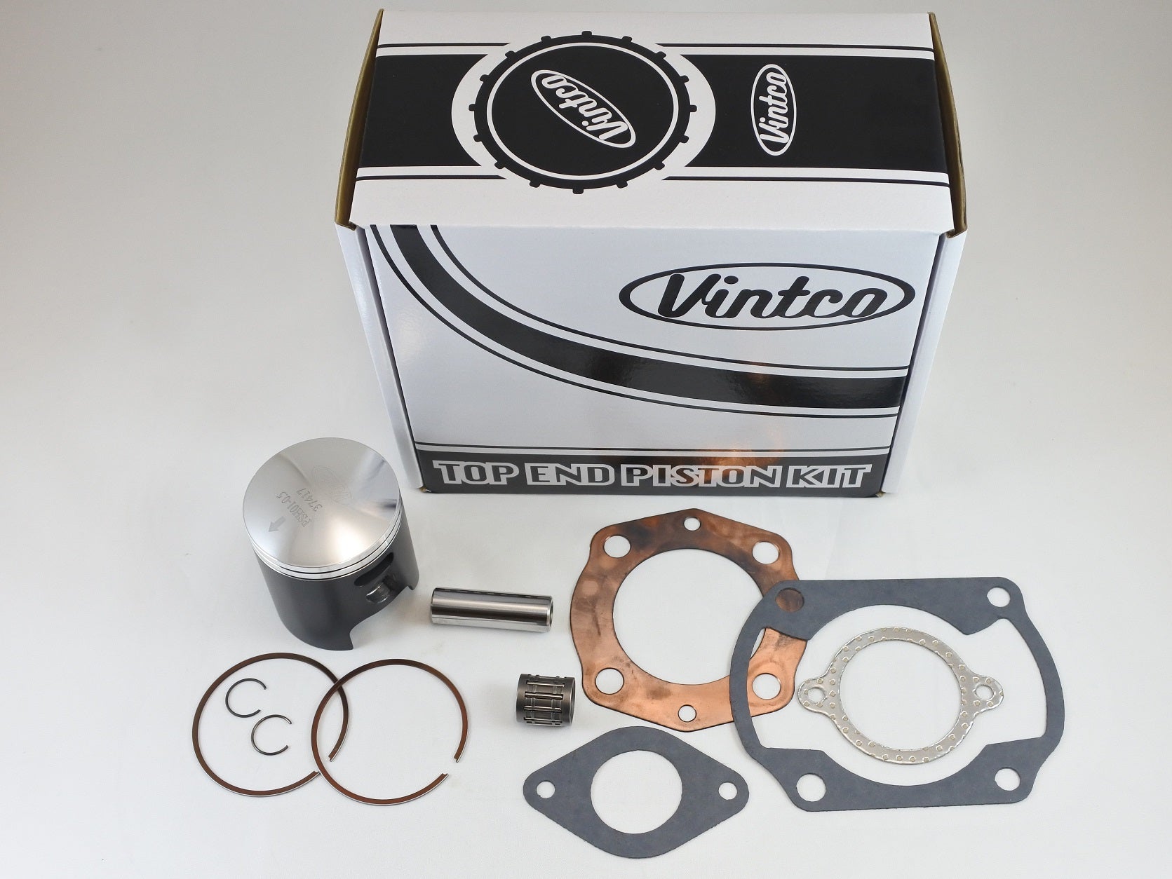 TOP END PISTON KIT 74-78 HONDA CR MT 125 R 56.5mm OVER VINTCO KTH01-0.5