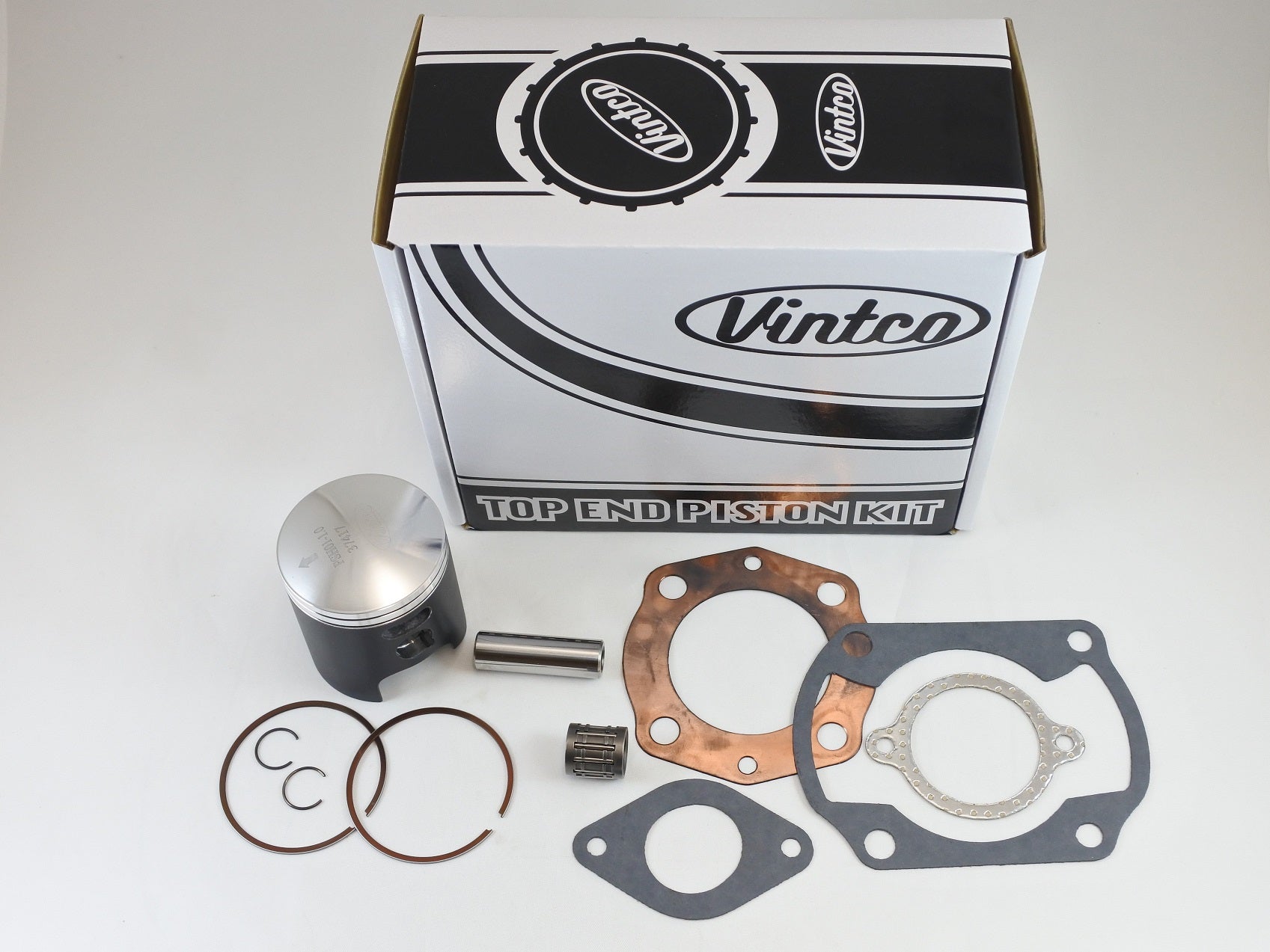 TOP END PISTON KIT 74-78 HONDA CR MT R 125 57.0mm OVER VINTCO KTH01-1.0