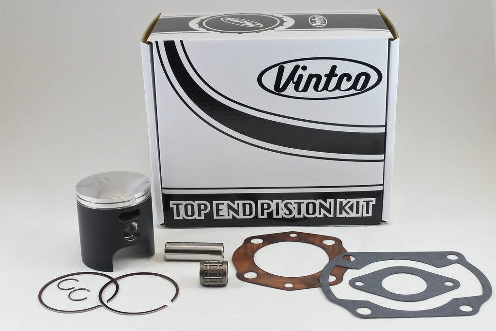 TOP END PISTON KIT 76-78 HONDA CR 125 57.5mm 1.5mm OVER VINTCO KTH02-1.5