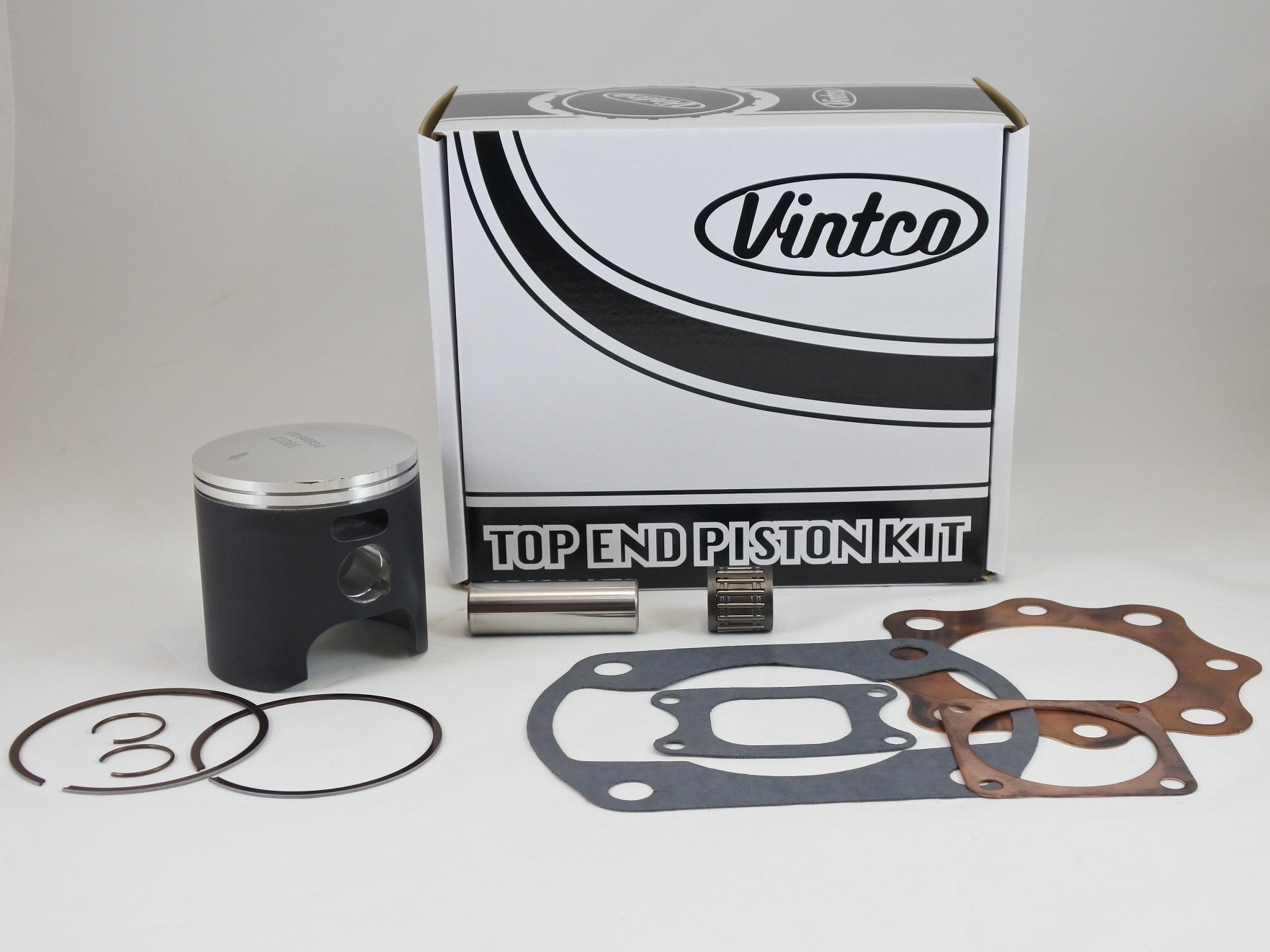 TOP END PISTON KIT 75-76 HONDA CR 250 70.5mm 0.5mm OVER VINTCO KTH07-0.5