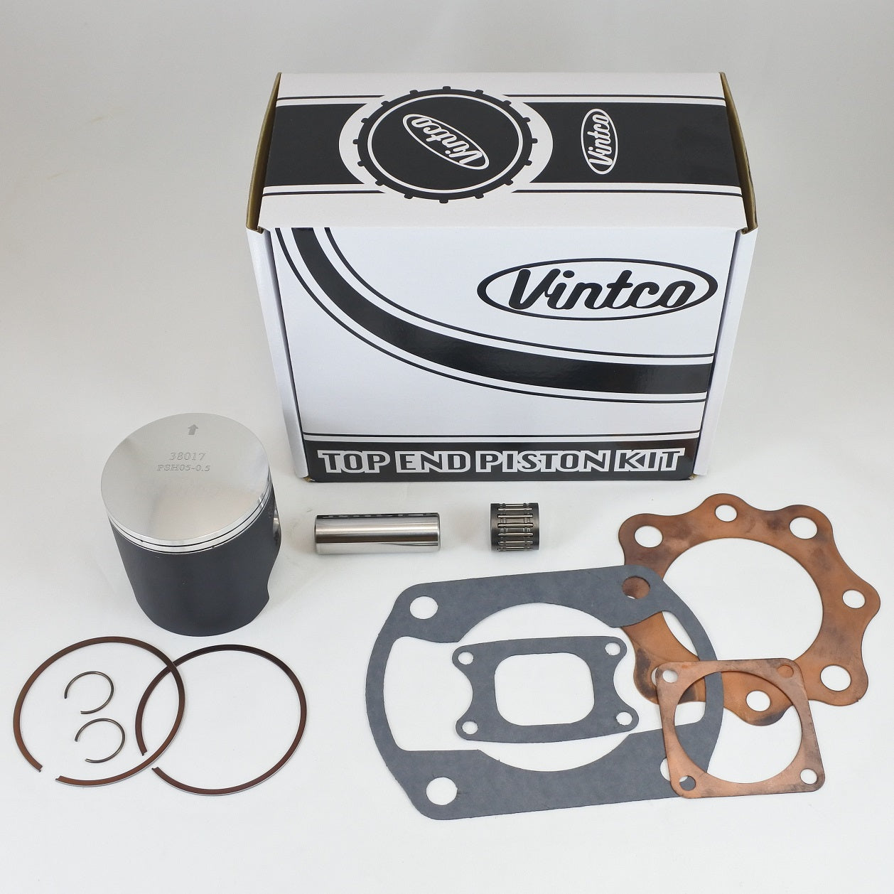 TOP END PISTON KIT 75-76 HONDA CR 250 70.5mm 0.5mm OVER VINTCO KTH07-0.5