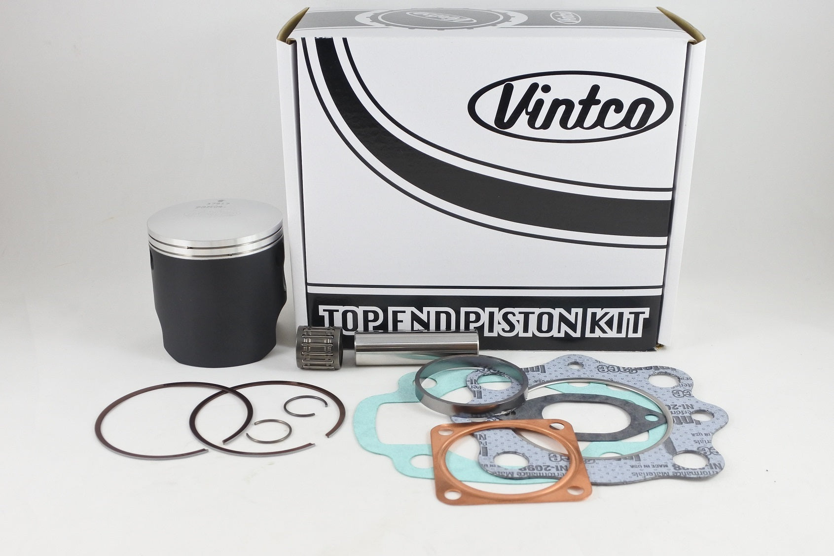 TOP END PISTON KIT 74-84 HONDA MT FL 250 +1.5MM OVER VINTCO KTH12-1.5