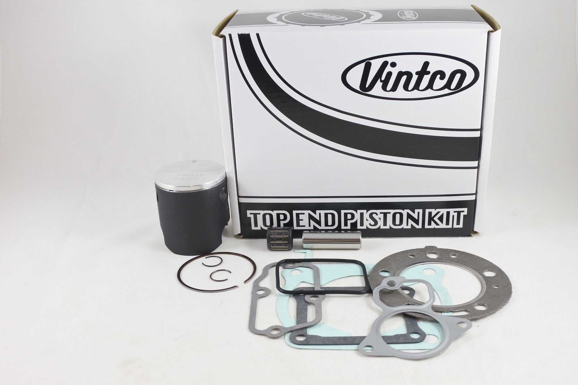 TOP END PISTON KIT 87-87 HONDA CR 125 55mm 1.0mm OVER VINTCO KTH18-1.0