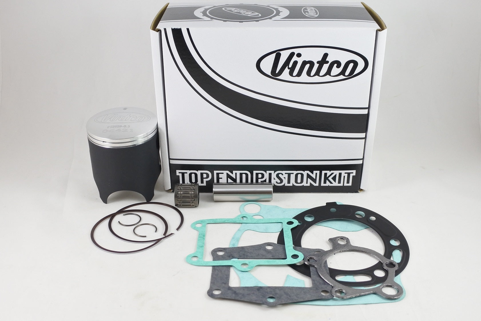 TOP END PISTON KIT 85-85 HONDA CR 250 66.5mm 0.5mm OVER VINTCO KTH25-0.5