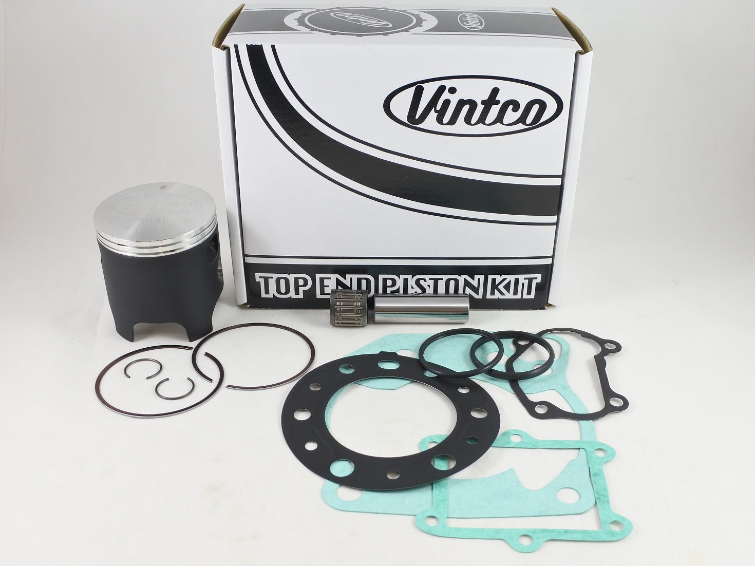 TOP END PISTON KIT 92-96 HONDA CR 250 68.5mm 2.1mm OVER VINTCO KTH27-2.1