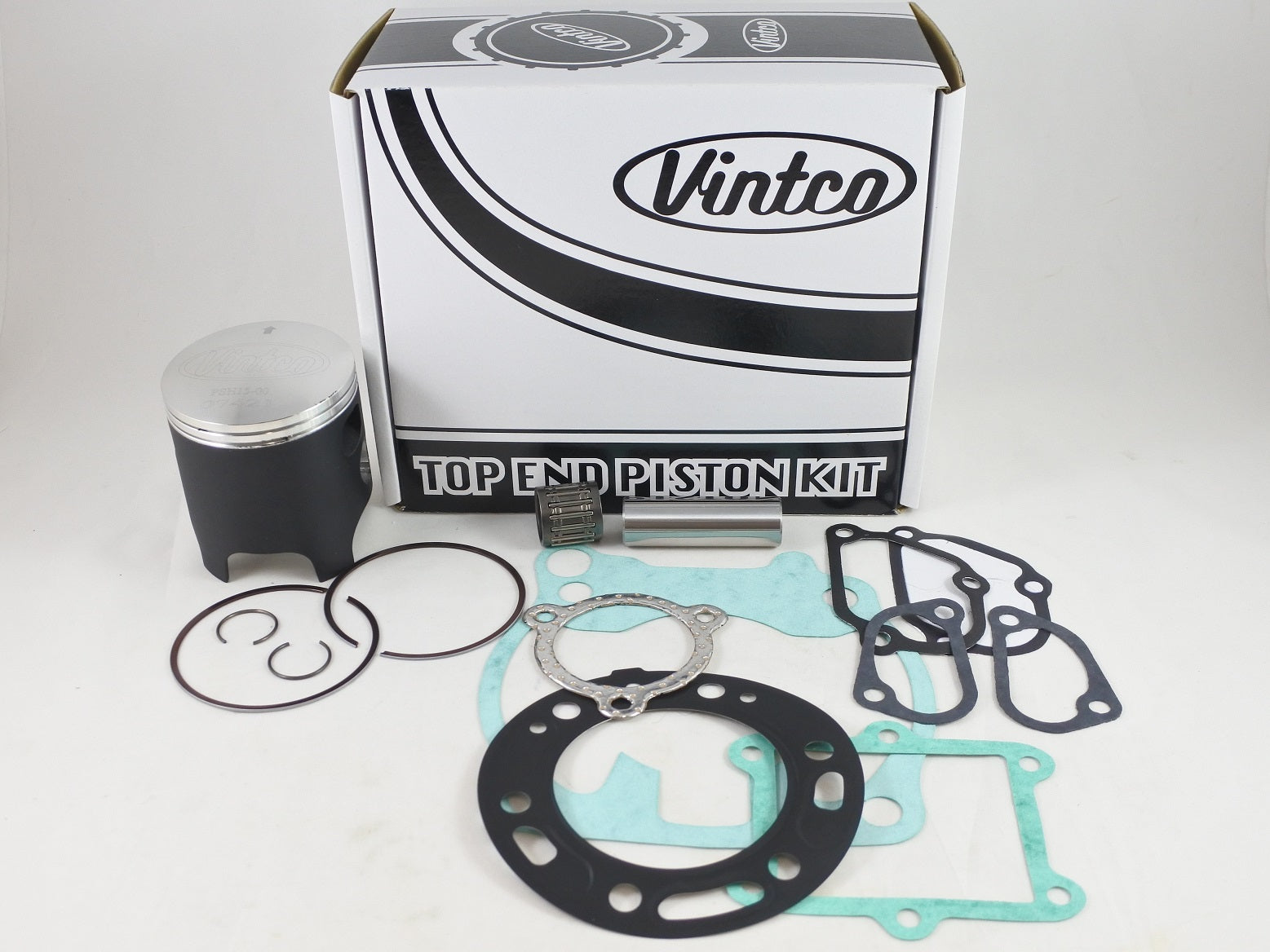 TOP END PISTON KIT 89-91 HONDA CR 250 66.5mm STANDARD VINTCO KTH34-00