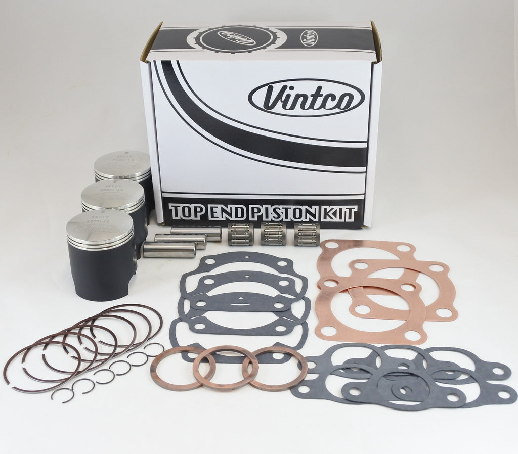 TOP END PISTON KIT 69-73 KAWASAKI H1 500 60.0mm STANDARD VINTCO KTK01-00