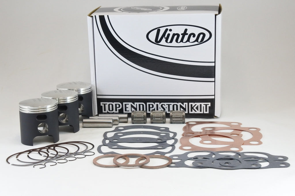 TOP END PISTON KIT 74-76 KAWASAKI H1 KH 500 60.0mm STANDARD VINTCO KTK02-00
