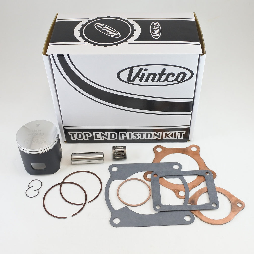 TOP END PISTON KIT 78-79 KAWASAKI KX 125 56.5mm OVER VINTCO KTK04-0.5