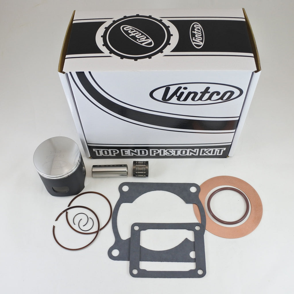 TOP END PISTON KIT 80-80 KAWASAKI KX 125 56.5mm 0.5mm OVER VINTCO KTK05-0.5