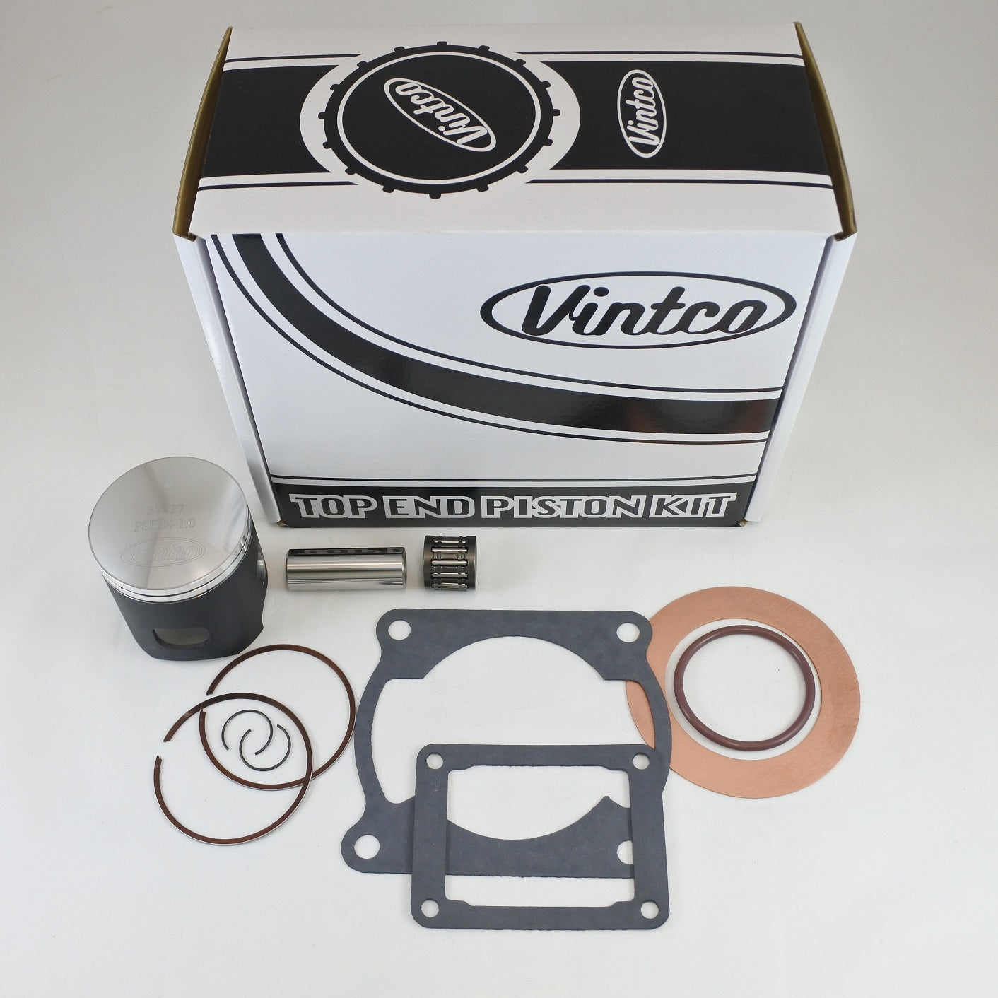 TOP END PISTON KIT 80-80 KAWASAKI KX 125 57.0mm OVER VINTCO KTK05-1.0