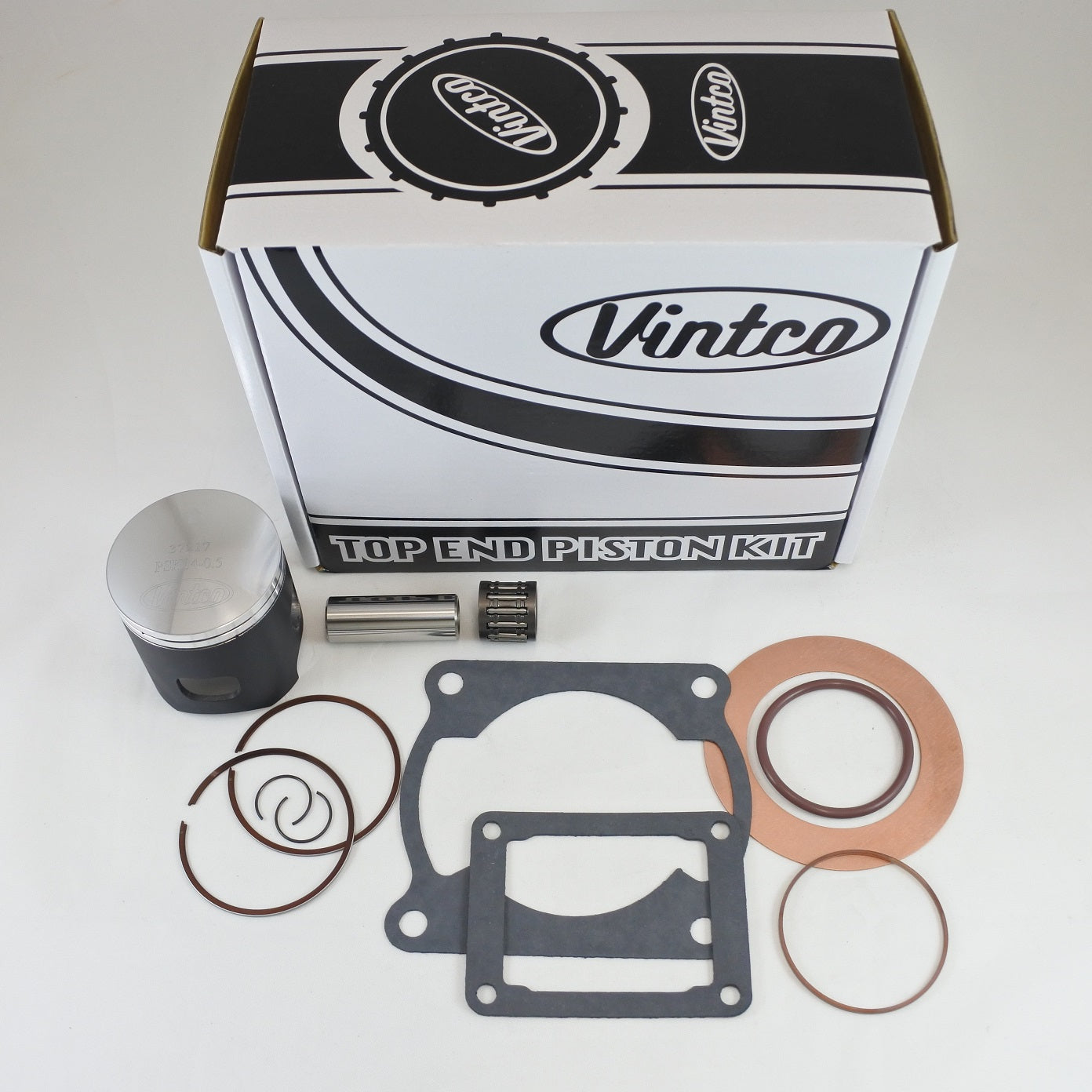 TOP END PISTON KIT 81-81 KAWASAKI KX 125 56.5mm 0.5mm OVER VINTCO KTK06-0.5