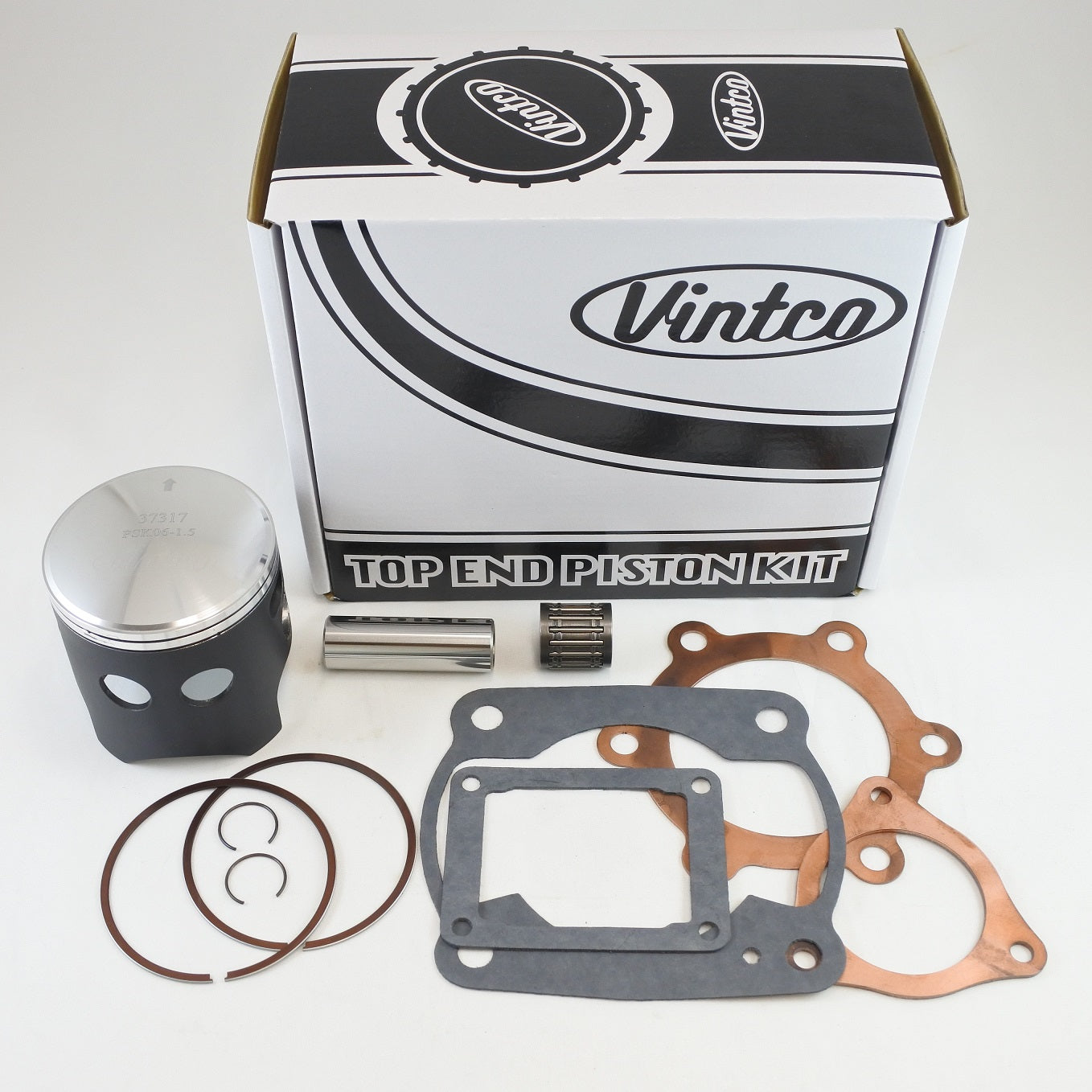 TOP END PISTON KIT 80-81 KAWASAKI KX 250 71.5mm 1.5mm OVER VINTCO KTK08-1.5