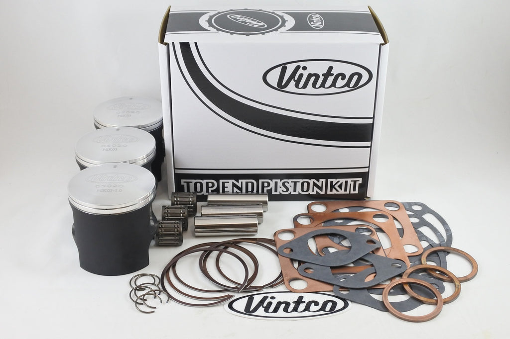 TOP END PISTON KIT 72-75 KAWASAKI H2 750 18mm WRIST PIN BORE 72.0mm 1.0mm OVER VINTCO KTK09-1.0
