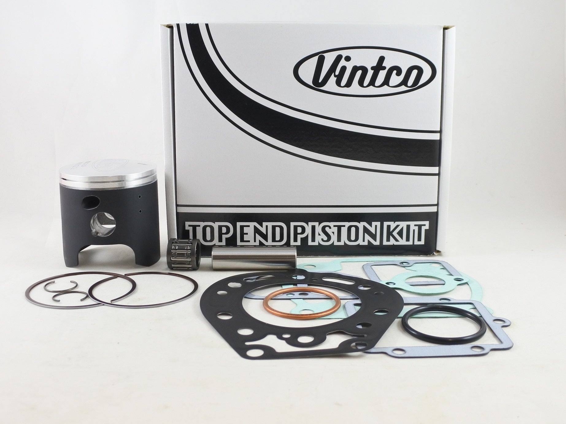 TOP END PISTON KIT 95-06 KAWASAKI KDX 200 67mm 1.0mm OVER VINTCO KTK14-1.0