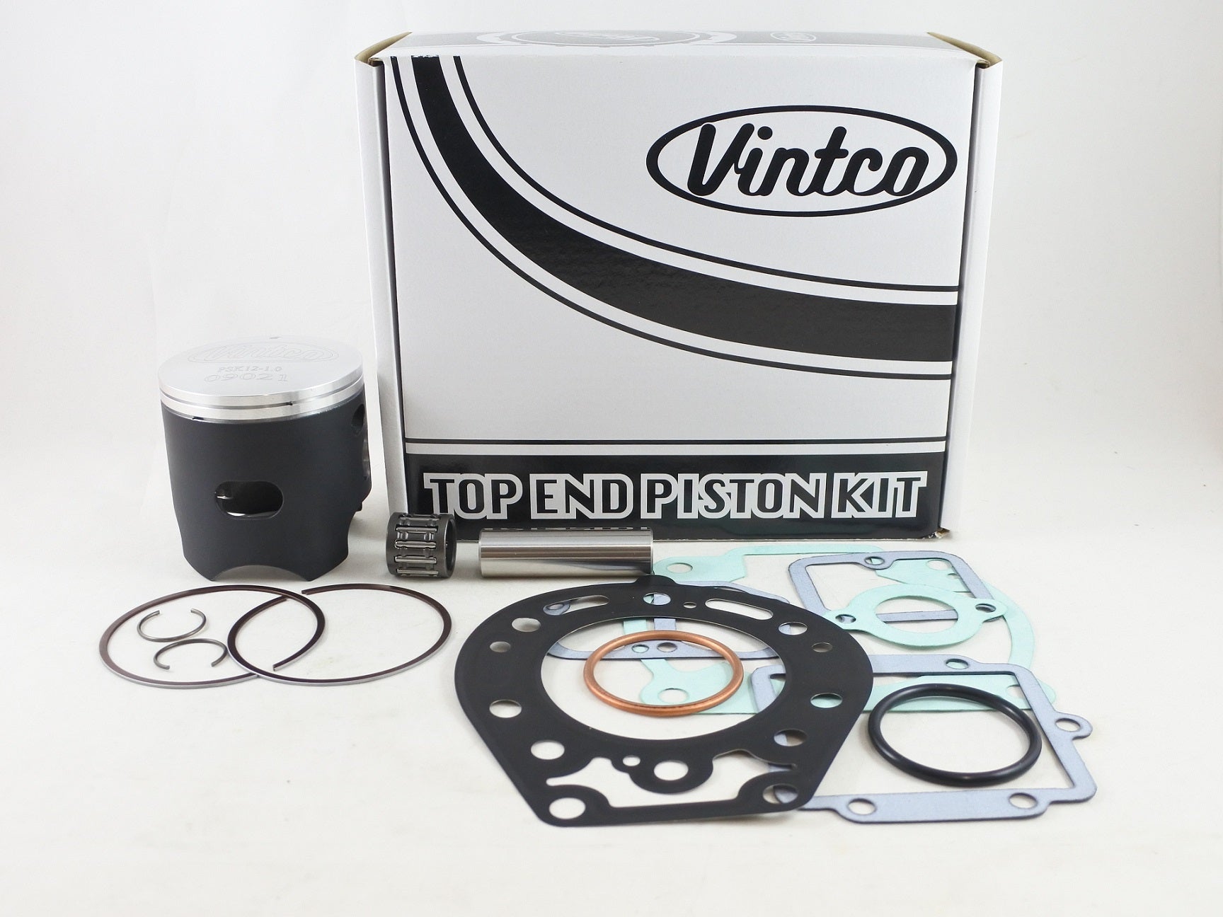TOP END PISTON KIT 95-06 KAWASAKI KDX 200 67mm 1.0mm OVER VINTCO KTK14-1.0