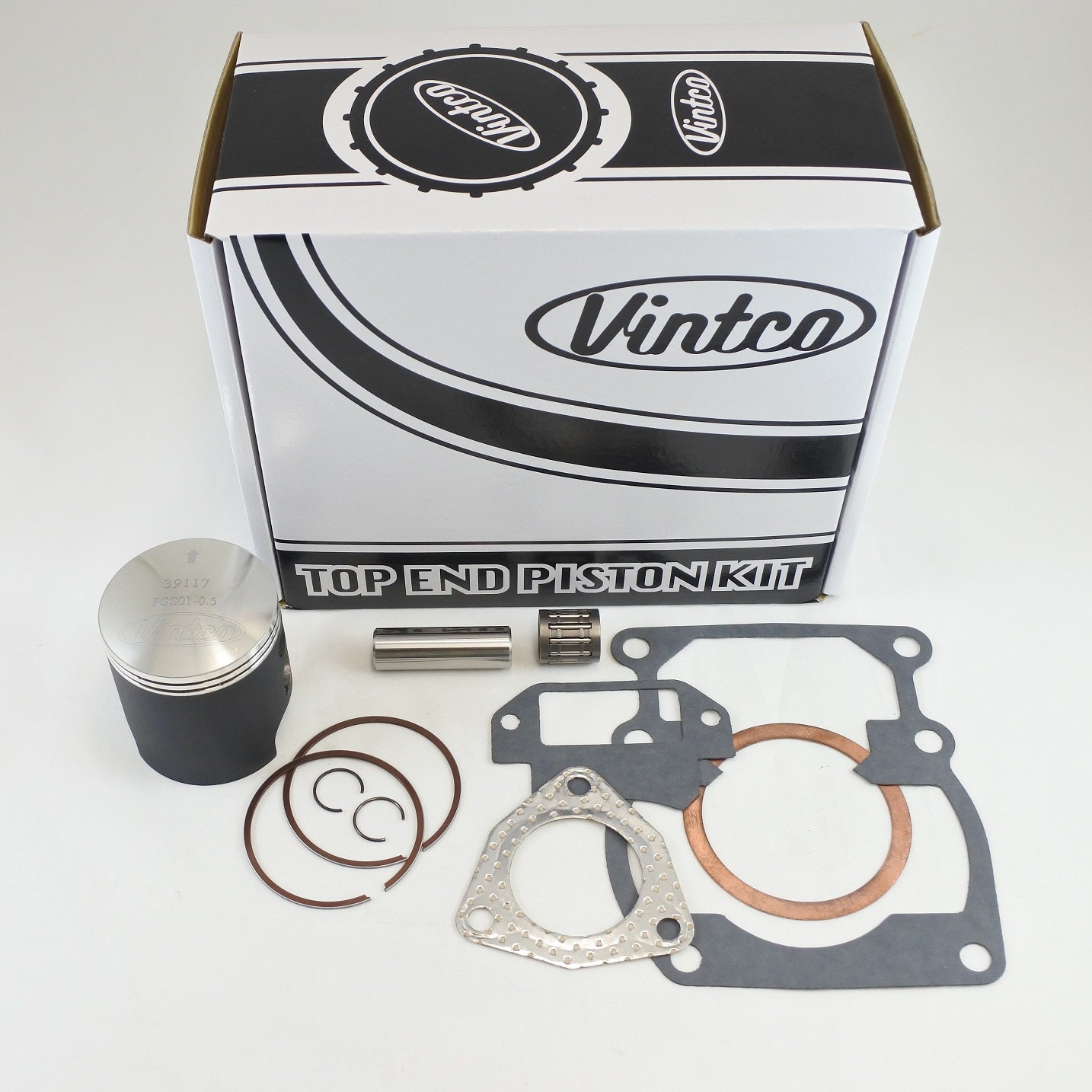 TOP END PISTON KIT 77-78 SUZUKI RM 125 54.5mm VINTCO KTS01-0.5