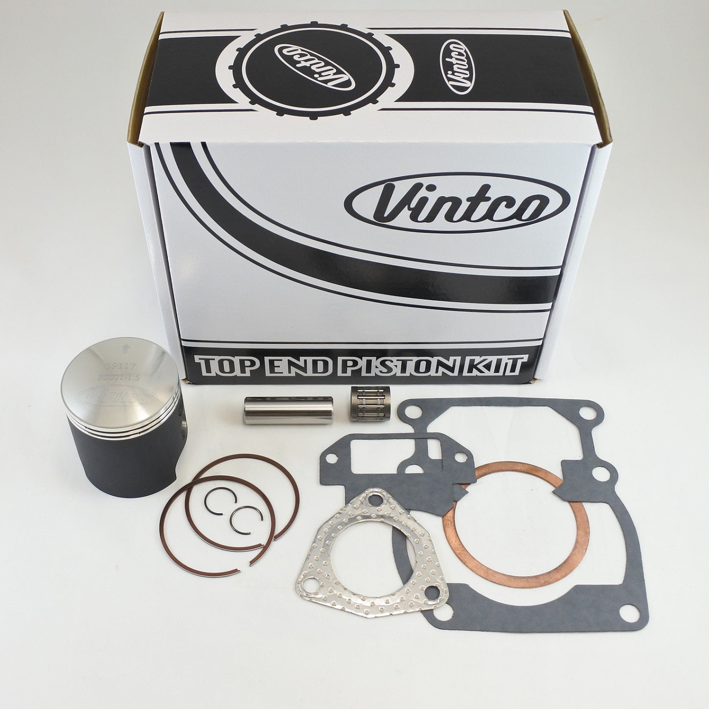 TOP END PISTON KIT 77-78 SUZUKI RM 125 55.5mm OVER VINTCO KTS01-1.5