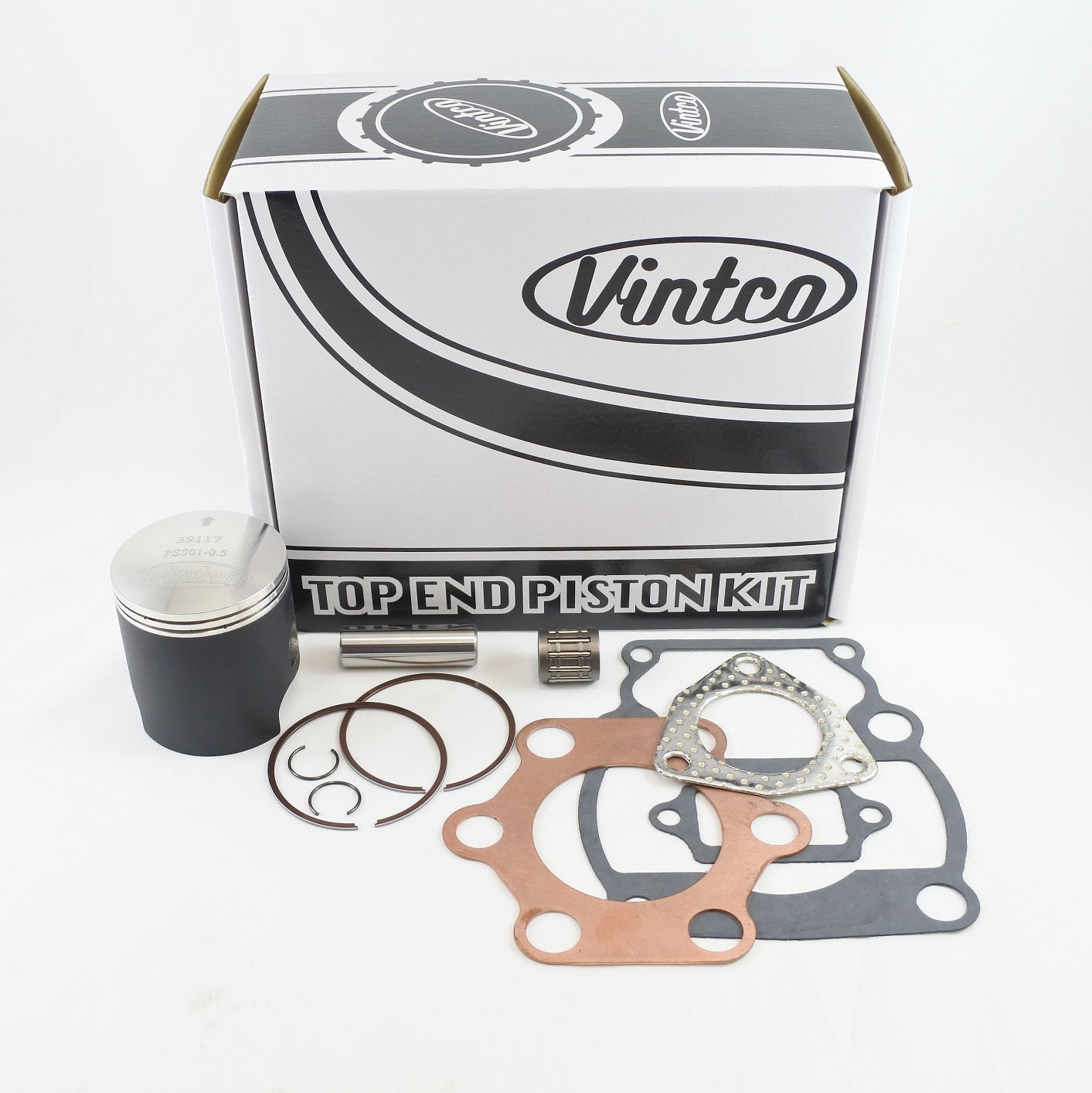 TOP END PISTON KIT 79-80 SUZUKI RM 125 54.5mm 0.5mm OVER VINTCO KTS02-0.5