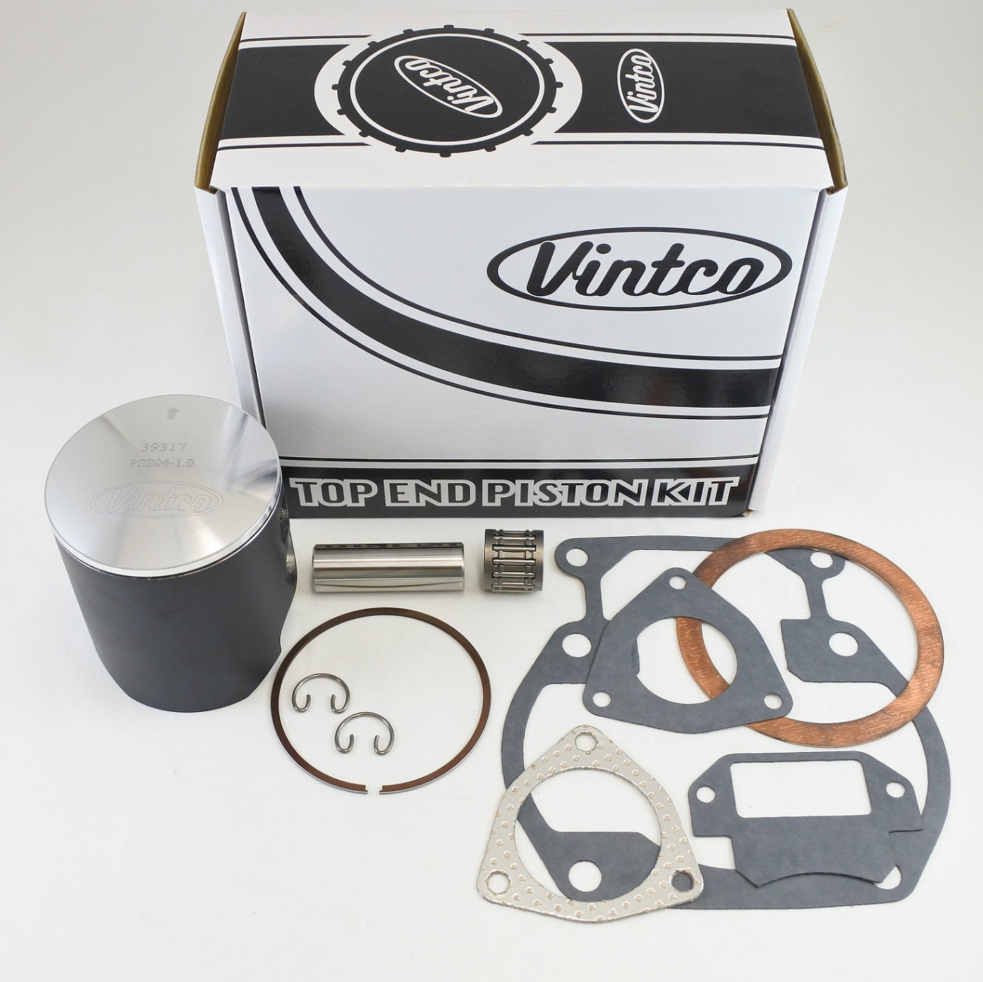 TOP END PISTON KIT 76-77 SUZUKI RM 370 78.0mm 1.0mm OVER VINTCO KTS06-1.0