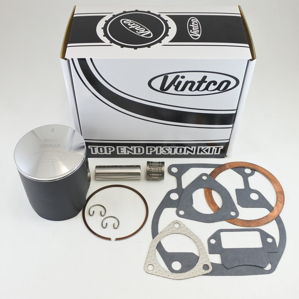 TOP END PISTON KIT 76-77 SUZUKI RM 370 78.5mm 1.5mm OVER VINTCO KTS06-1.5