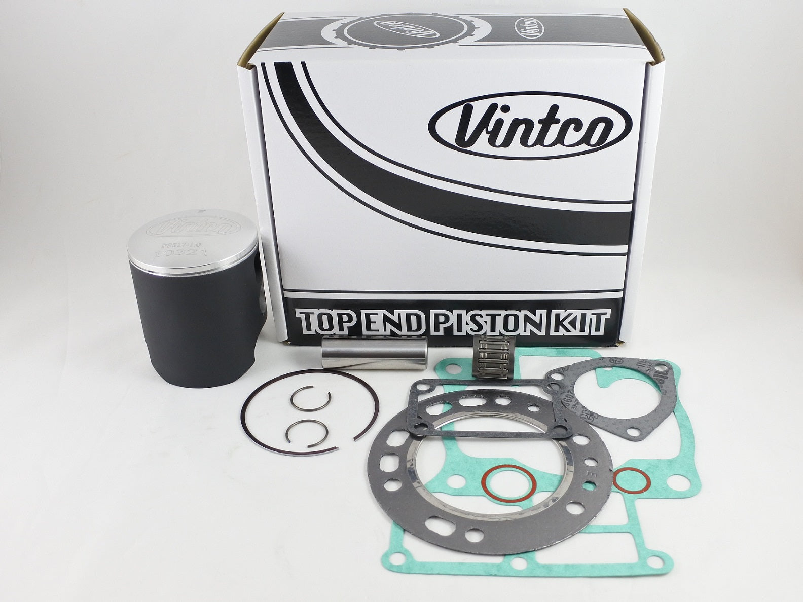 TOP END PISTON KIT 86-86 SUZUKI RM 250 68mm 1.0mm OVER VINTCO KTS09-1.0