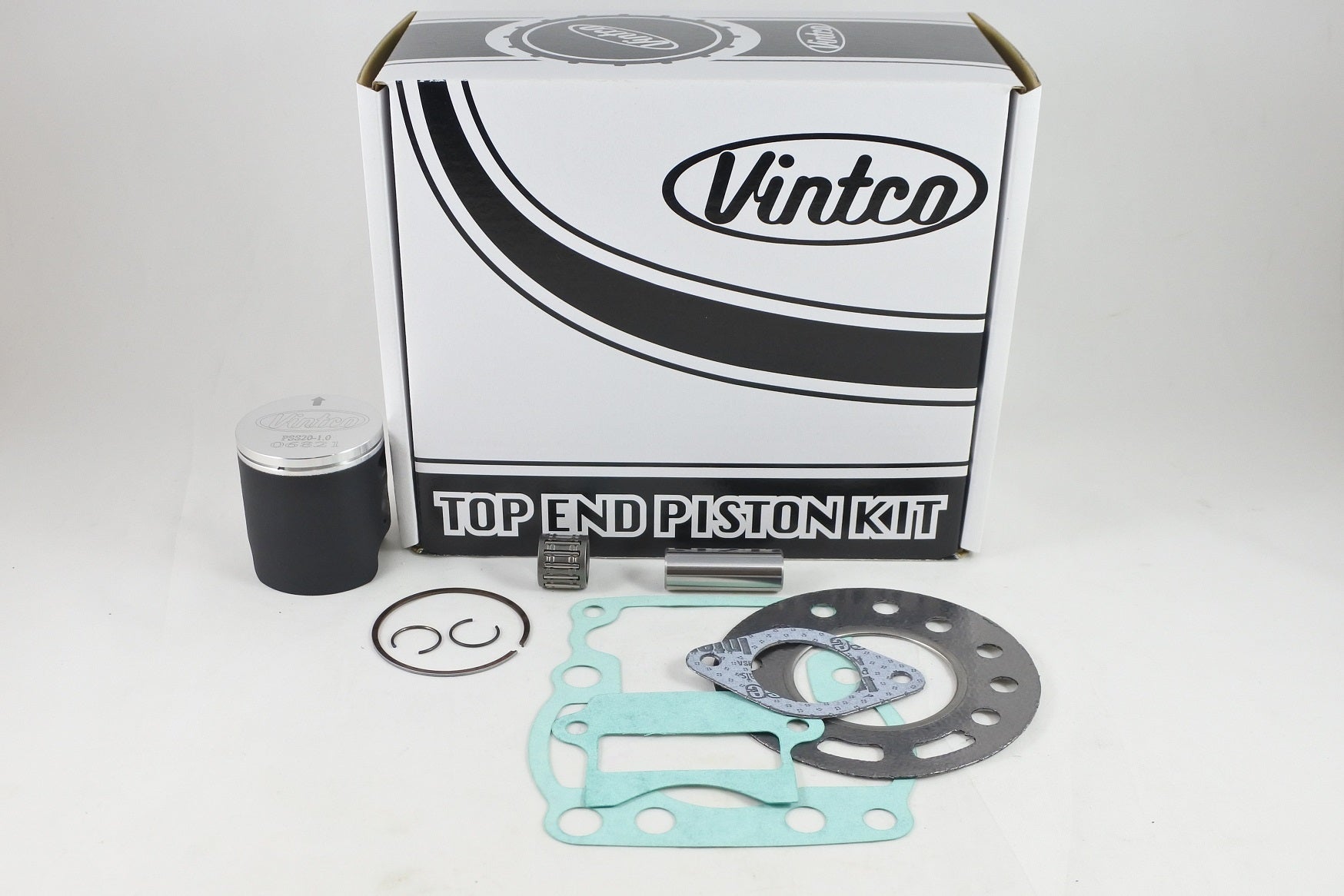 TOP END PISTON KIT 86-87 SUZUKI RM 80 48.5mm 1.0mm OVER VINTCO KTS13-1.0