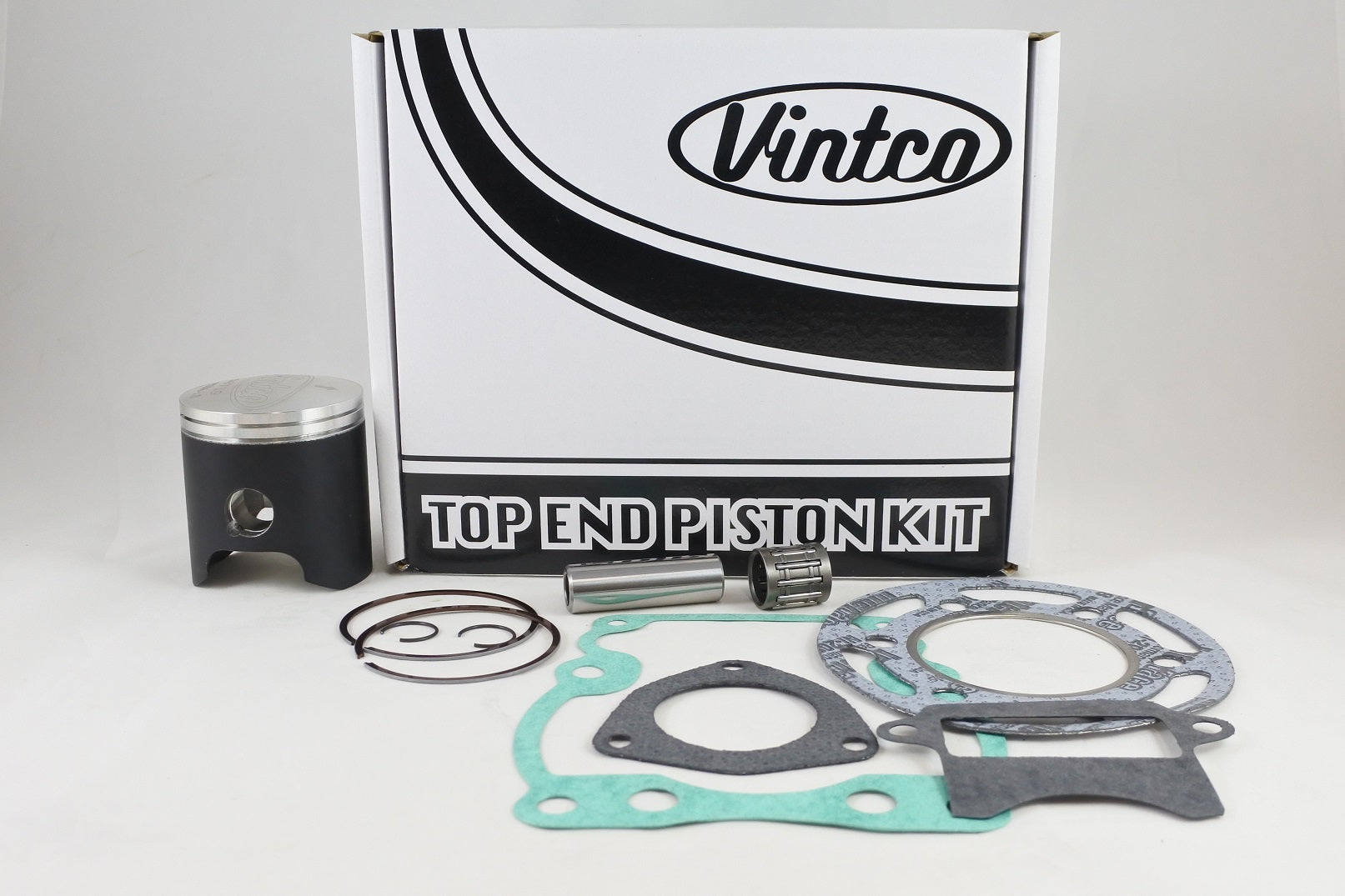 TOP END PISTON KIT 81-81 SUZUKI RM 125 55.00mm 1.0mm OVER VINTCO KTS15-1.0