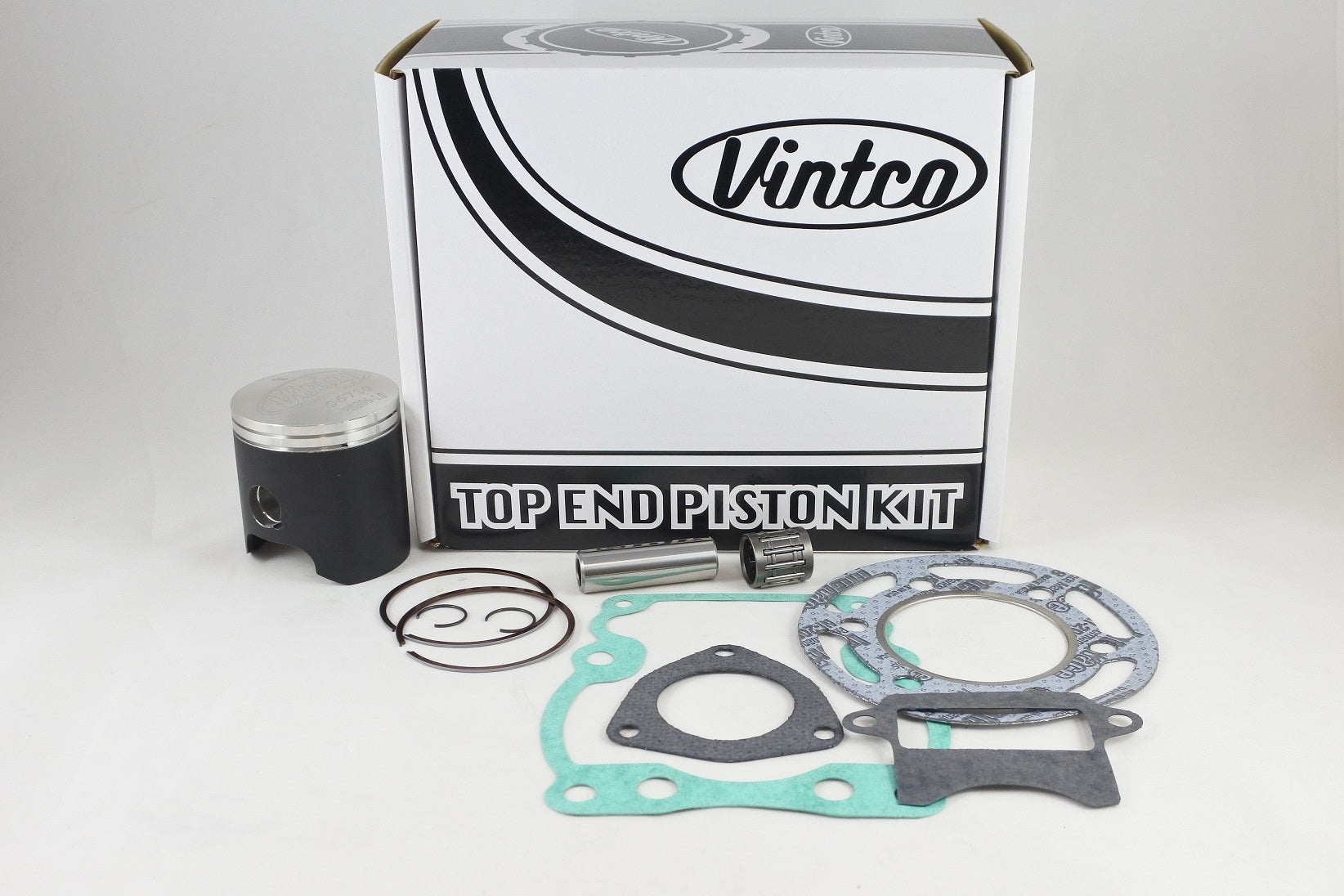 TOP END PISTON KIT 81-81 SUZUKI RM 125 55.00mm 1.0mm OVER VINTCO KTS15-1.0