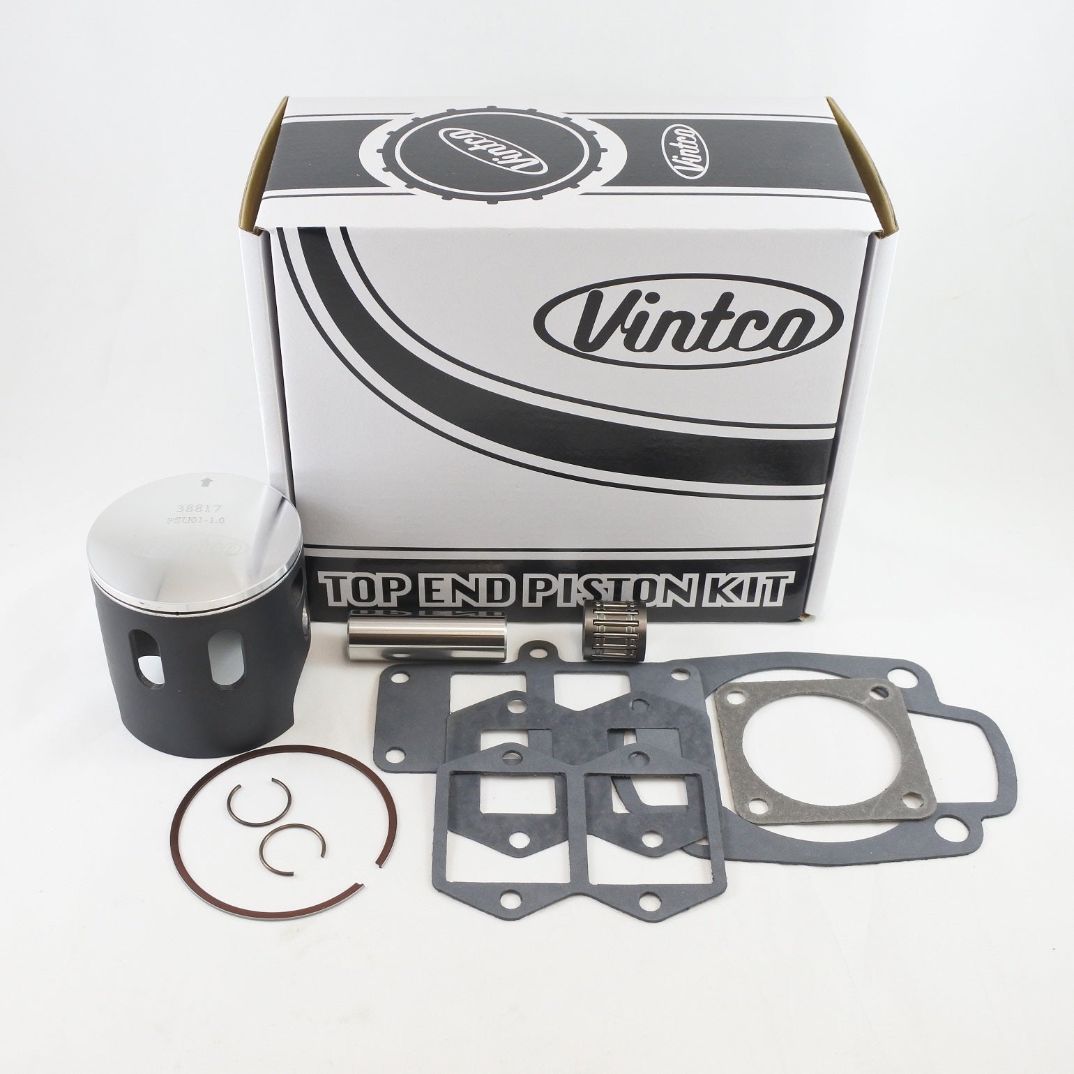 TOP END PISTON KIT 74-77 HUSQVARNA CR WR 250 70.5mm 1.0mm OVER VINTCO KTU01-1.0