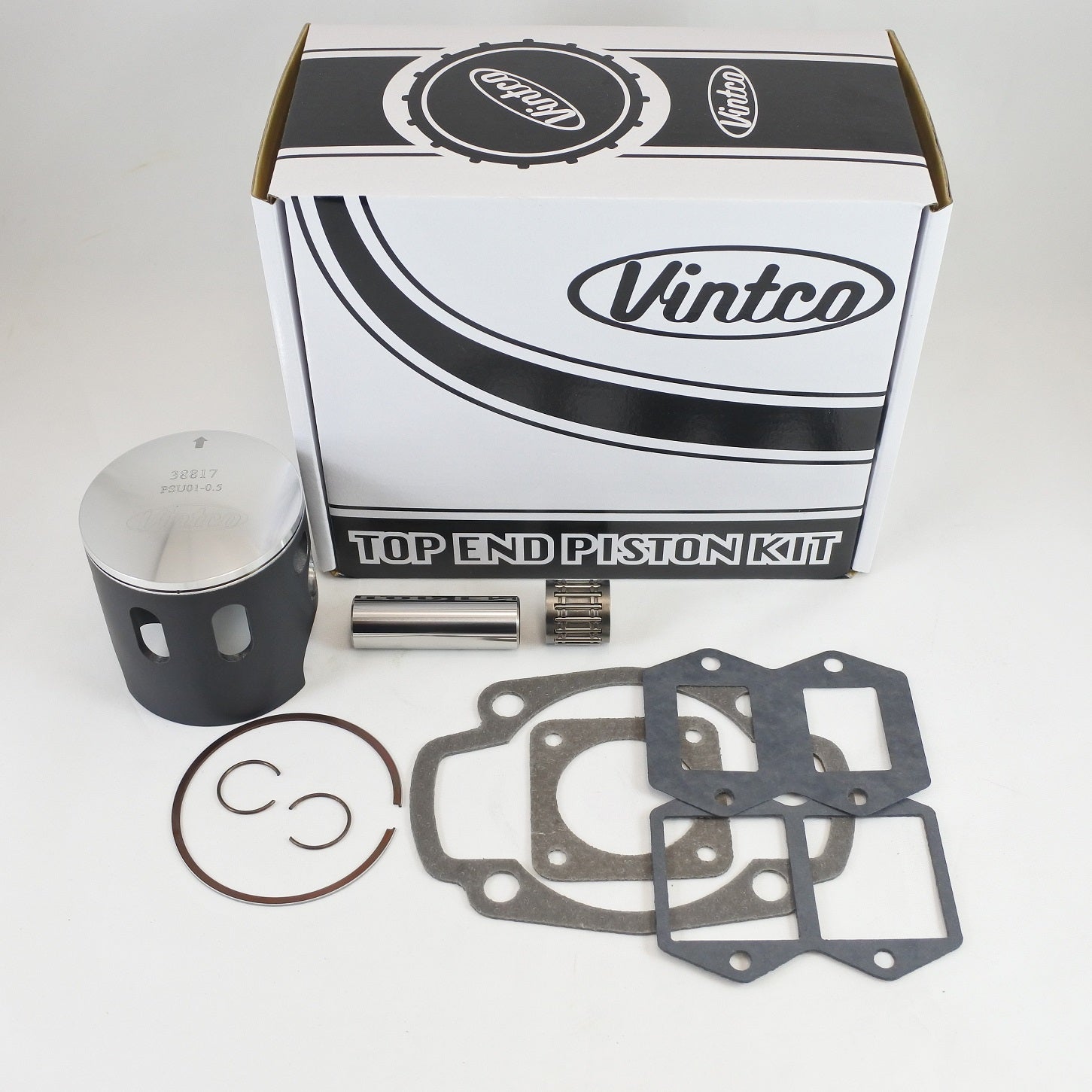 TOP END PISTON KIT 78-79 HUSQVARNA CR OR WR 250 70.0mm +0.5mm OVER VINTCO KTU02-0.5