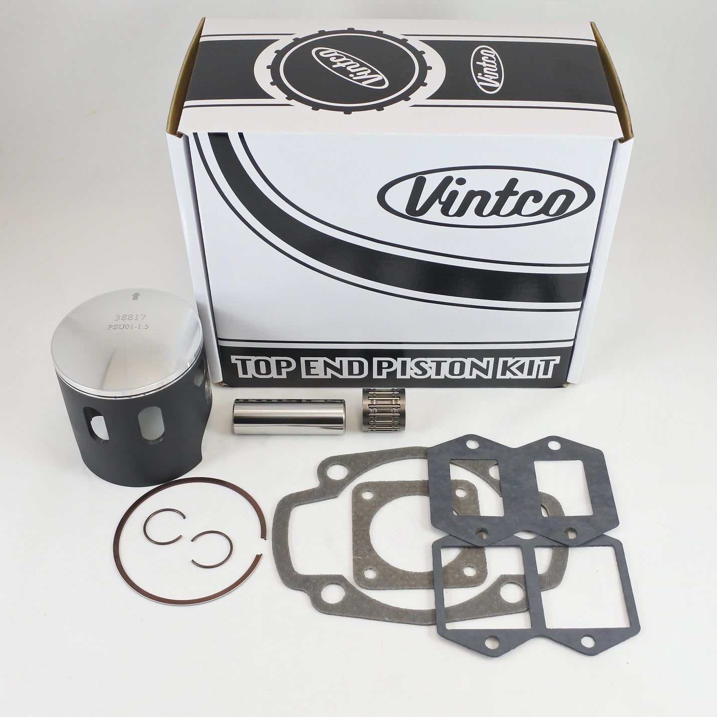 TOP END PISTON KIT 78-79 HUSQVARNA CR OR WR 250 71.0mm 1.5mm OVER VINTCO KTU02-1.5