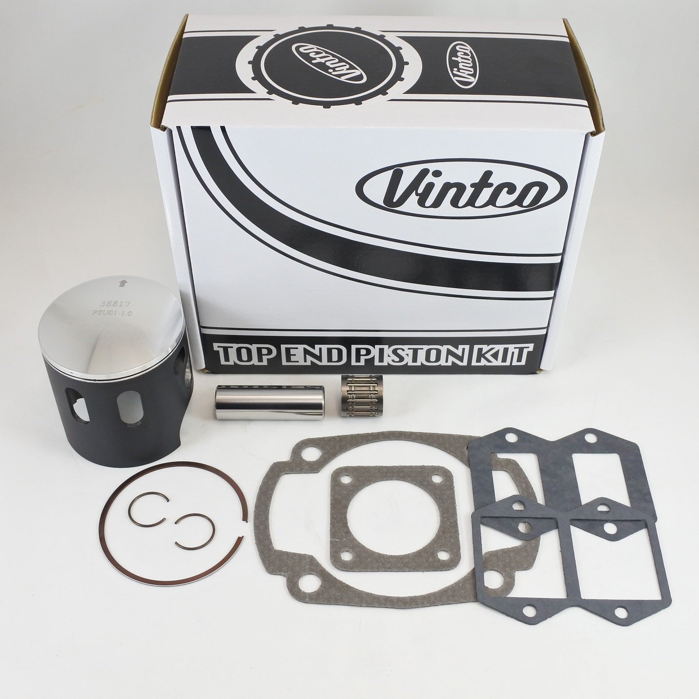 TOP END PISTON KIT 80-81 HUSQVARNA CR OR WR 250 70.5mm 1.0mm OVER VINTCO KTU03-1.0