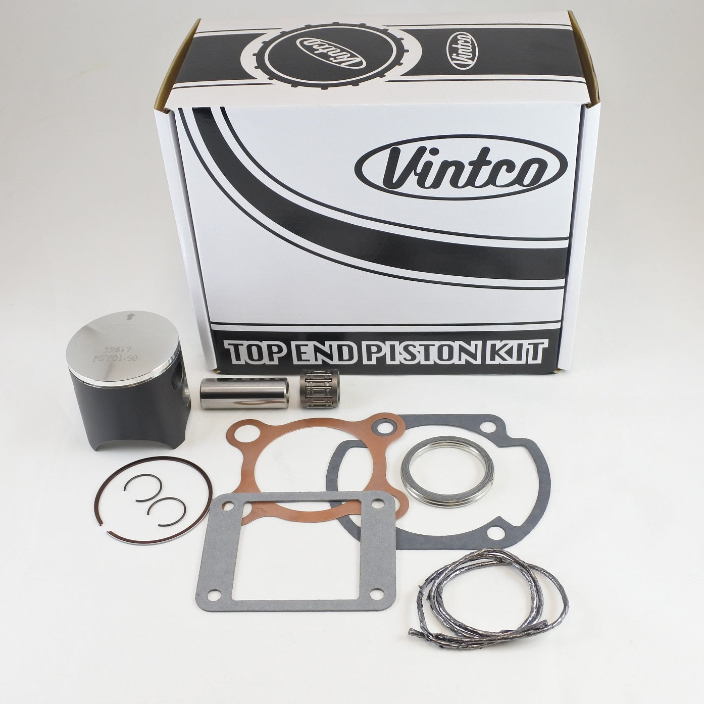 TOP END PISTON KIT 76-76 YAMAHA YZ MX 125 56.0mm STANDARD VINTCO KTY01-00