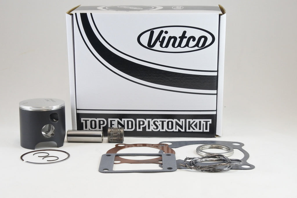 TOP END PISTON KIT 77-78 YAMAHA YZ 125 56.5mm 0.5mm OVER 2K6-11111-00-00 VINTCO KTY02-0.5