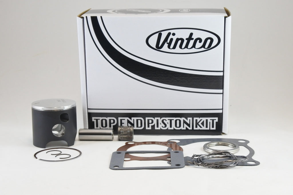 TOP END PISTON KIT 77-78 YAMAHA YZ 125 57.0mm 1.0mm OVER 2K6-11111-00-00 VINTCO KTY02-1.0